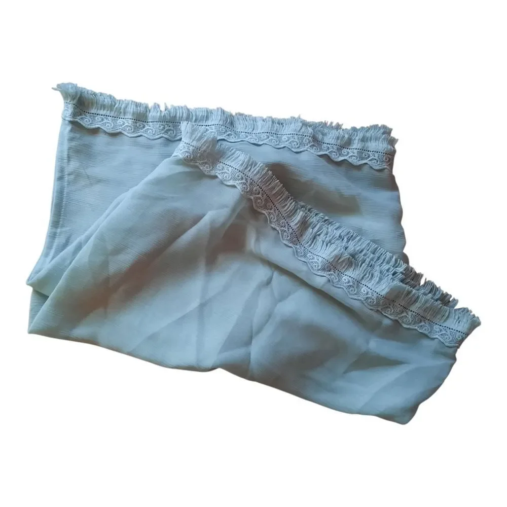 Simply Noelle Blue Lace Accent Wrap